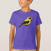 Birdorable eurasischer goldener Oriole T-Shirt (Vorderseite)