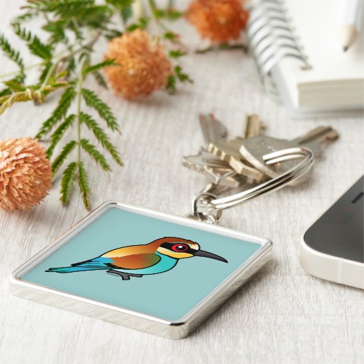 Birdorable Europäer Biene-Esser Schlüsselanhänger (Seite)