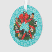 Birdorable European Garden Birds Weihnachtsrau Ornament (Vorderseite)