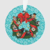 Birdorable European Garden Birds Weihnachtsrau Ornament (Vorderseite)