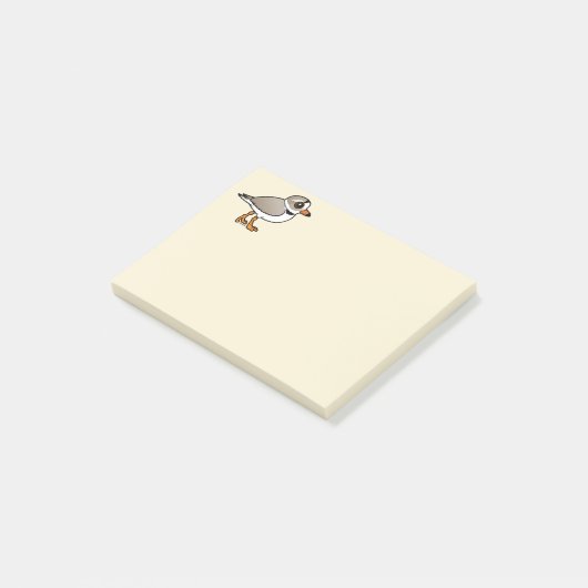 Birdorable friedlicher Regenpfeifer Post-it Klebezettel (angewinkelt)
