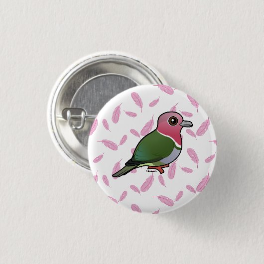 Birdorable Fruchttaube Button (Vorne & Hinten)