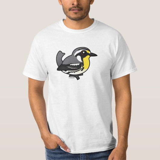 Birdorable Gelb-throated Trällerer T-Shirt (Vorderseite)