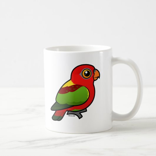 Birdorable Gelb-unterstützter Lory Kaffeetasse (Rechts)