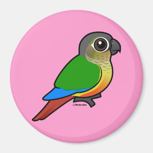 Birdorable Gelb-versah Conure mit Seiten Magnet