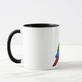 Birdorable Gelb-versah Conure mit Seiten Tasse (Links)