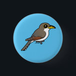 Birdorable-Gelbschnabelkuckuck Button<br><div class="desc">Der Gelbschnabel Kuckuckoo ist eine neue Kuckucksart, die zwischen Brutstätten in Nord- und Mittelamerika zu Wintergebieten in Südamerika auswandert. Sie sind dafür bekannt, gehört und nicht gesehen zu werden. Das ist unser absolut niedlicher Cartoon Birdorable Yellow Billed Cuckoo! Sie können diesen Button anpassen! Bewegen Sie den Kuckuckuck, ändern Sie die...</div>