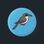 Birdorable-Gelbschnabelkuckuck Button<br><div class="desc">Der Gelbschnabel Kuckuckoo ist eine neue Kuckucksart, die zwischen Brutstätten in Nord- und Mittelamerika zu Wintergebieten in Südamerika auswandert. Sie sind dafür bekannt, gehört und nicht gesehen zu werden. Das ist unser absolut niedlicher Cartoon Birdorable Yellow Billed Cuckoo! Sie können diesen Button anpassen! Bewegen Sie den Kuckuckuck, ändern Sie die...</div>