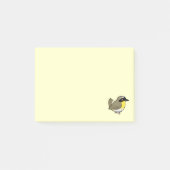 Birdorable gemeiner Yellowthroat Post-it Klebezettel (Vorderseite)