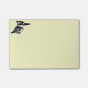Birdorable gescheckter Eisvogel Post-it Klebezettel