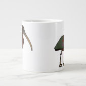 Birdorable glattes IBIS Jumbo-Tasse (Vorderseite)