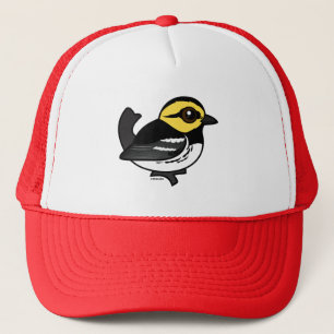 Birdorable Goldener-cheeked Trällerer Truckerkappe