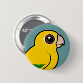 Birdorable goldener Parakeet Button (Vorne & Hinten)