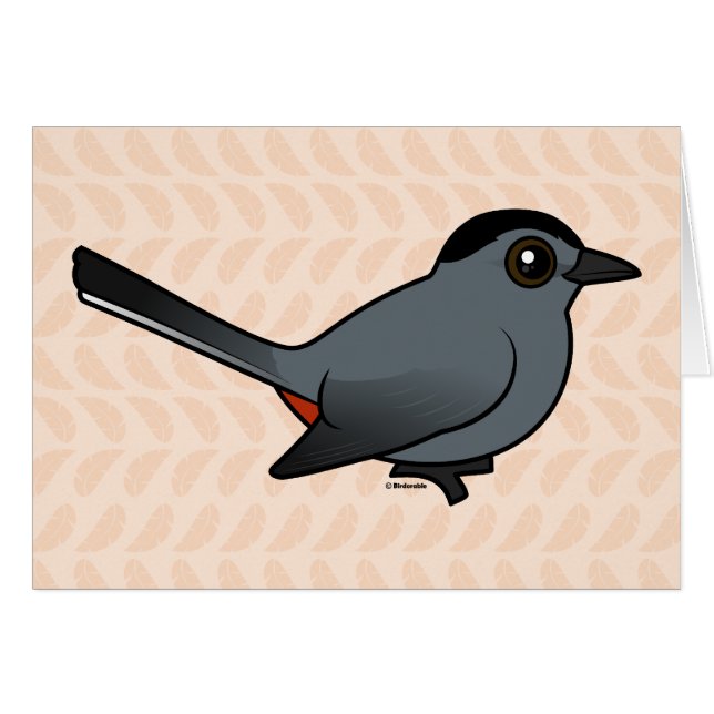 Birdorable grauer Catbird (Vorderseite (Horizontal))