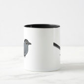Birdorable grauer Catbird Tasse (Zentrum)