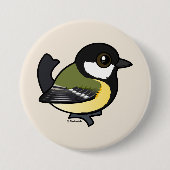 Birdorable Great Tit Button (Vorderseite)