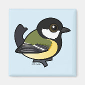 Birdorable Great Tit Magnet (Vorne)