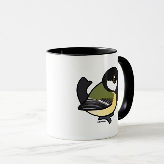 Birdorable Great Tit Tasse (VorderseiteRechts)