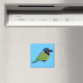 Birdorable Green Jay Magnet (In Situ (Geschirrspüler))