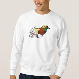 Birdorable größeres Vogel-von-Paradies Sweatshirt