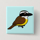 Birdorable großes Kiskadee Button (Vorderseite)