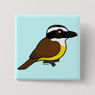 Birdorable großes Kiskadee Button