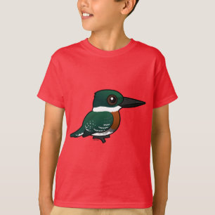 Birdorable grüner Eisvogel T-Shirt