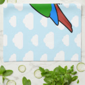 Birdorable Grünes-cheeked Conure Geschirrtuch (Gefaltet)