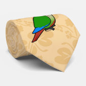 Birdorable Grünes-cheeked Conure Krawatte (Gerollt)