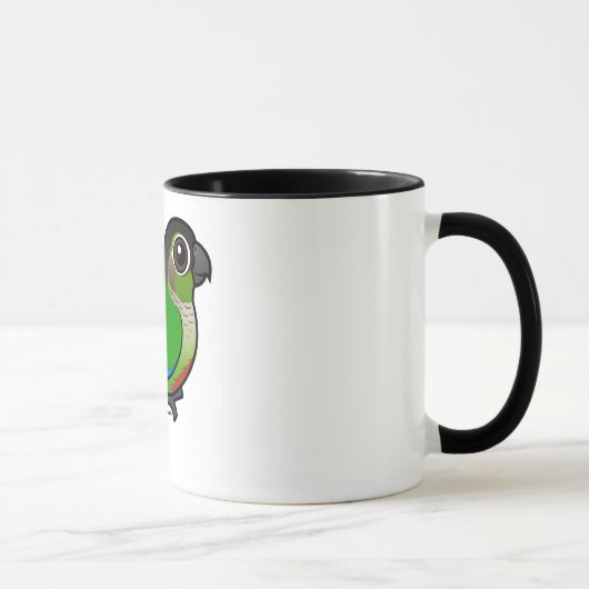 Birdorable Grünes-cheeked Conure Tasse (Rechts)