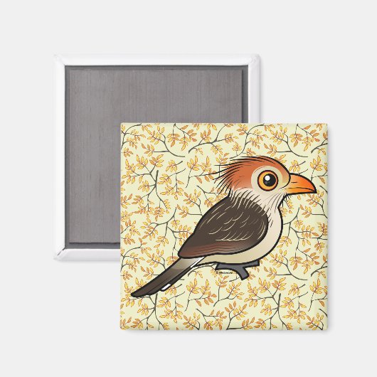 Birdorable Guira Cuckoo Magnet (Vorderseite/Rückseite)