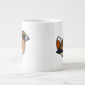 Birdorable Hawfinch Jumbo-Tasse (Vorderseite)