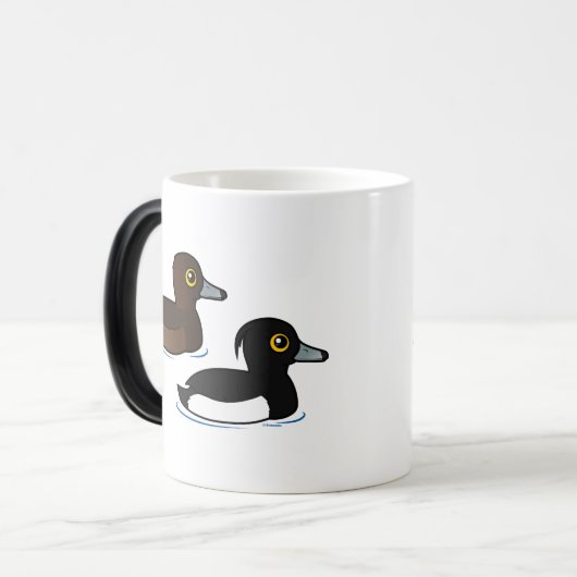 Birdorable heftete sich Entenpaare durch Verwandlungstasse (Vorderseite Links)