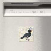Birdorable Helmeted Curassow Magnet (In Situ (Geschirrspüler))