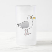 Birdorable Hering-Möve Mattglas Bierglas (Mittel)