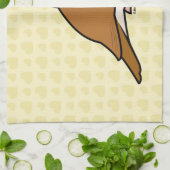 Birdorable hölzerne Drossel Küchentuch (Gefaltet)