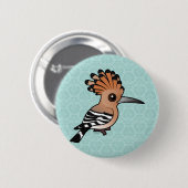 Birdorable Hoopoe Button (Vorne & Hinten)