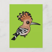 Birdorable Hoopoe Postkarte (Vorderseite)