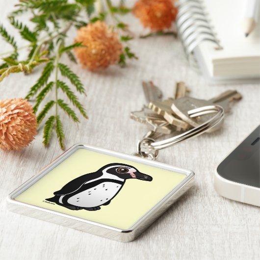 Birdorable Humboldt Pinguin Schlüsselanhänger (Seite)