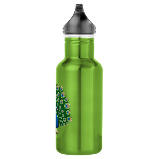 Birdorable Inder-Pfau Trinkflasche (Rechts)