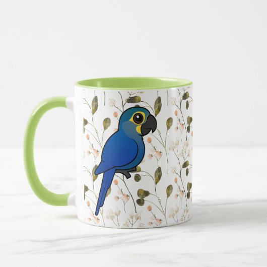 Birdorable Indigo-Ara oder Lears Ara Tasse (Links)