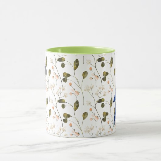 Birdorable Indigo-Ara oder Lears Ara Tasse (Zentrum)