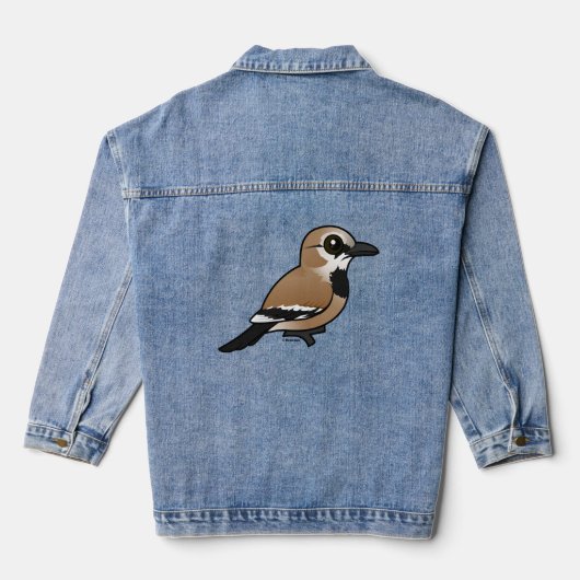 Birdorable Iran Ground Jay Jeansjacke (Rückseite)