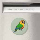 Birdorable Jandaya Parakeet Magnet (In Situ (Geschirrspüler))
