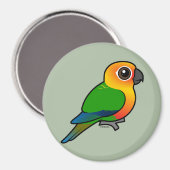 Birdorable Jandaya Parakeet Magnet (Vorderseite/Rückseite)
