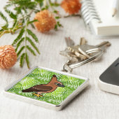 Birdorable Javan Hawk-Eagle (juvenil) Schlüsselanhänger (Seite)