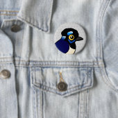 Birdorable Jay Plüsch-mit Haube Button (Beispiel)