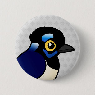 Birdorable Jay Plüsch-mit Haube Button