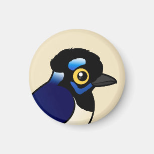 Birdorable Jay Plüsch-mit Haube Magnet