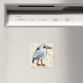 Birdorable Kagu Magnet (In Situ (Geschirrspüler))